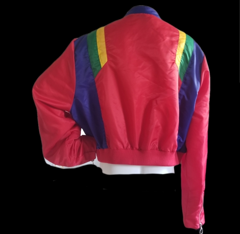Forever 21 Cropped Rainbow Jacket - image 3